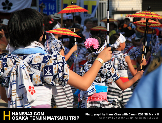 大阪 天滿宮 天神祭 陸渡御 啟程 翰斯輕旅攝